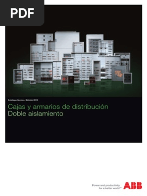 Cajas y Armarios de Distribucion 2010 - 1TXA804010D0701