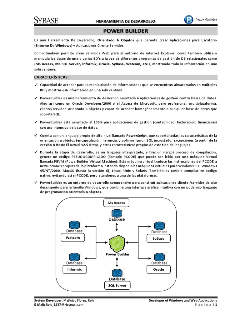 Introducción a PowerBuilder 11.5 | PDF | Point and Click | Software del ...