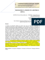 A Formação de Professores Na Perspectiva Histórico Crítica