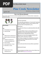 April 18 Newsletter