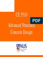 CE5510-Advance Structural Concrete Design