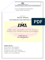 Maggi Brand Extension and Repositioning: Submitted To: Prof. S. Balasubramanian