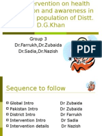 Group 3 DR - Farrukh, DR - Zubaida DR - Sadia, DR - Nazish