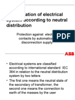 Classification of Electrical System According To Neutral Distribution