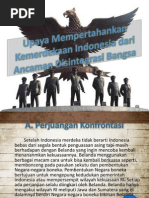 Upaya Mempertahankan Kemerdekaan Dari Ancaman Disintegrasi Bangsa