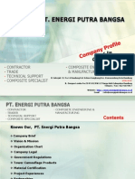 PT Energi Putra Bangsa - Company Profile