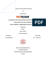 A Report On Organisation Study at Big Bazaar