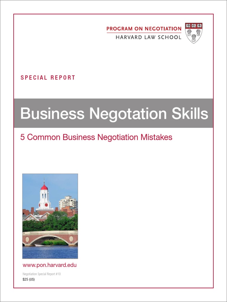 10 Business Negotiation Skills 5 Mist | PDF | Business