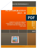 Plan Operativo 2013 - 2 Seguridad de Locales