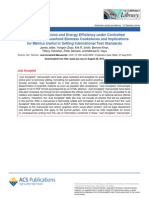 Pollutant Emissions and Energy Efficiency Under Controlled Conditions