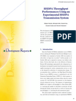 Hsdpa Throughput Analysis