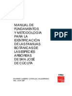 Manual Identificación Especies Árboreas Cúcuta