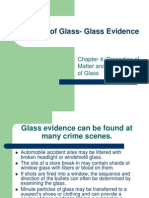 Analysis of Glass - Glass Evidence