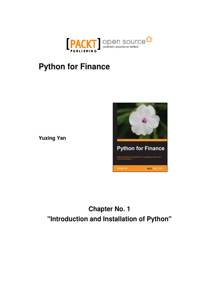 Python For Finance Sample Chapter | PDF | Option (Finance) | Python ...