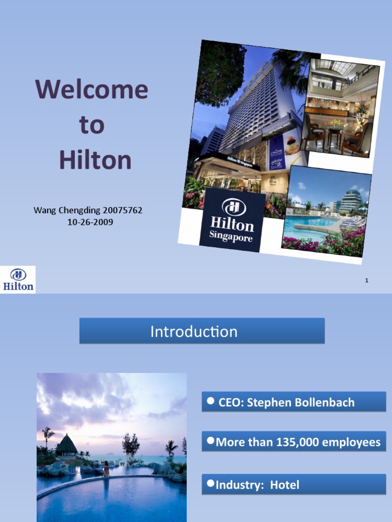 Hilton Hotels: A Legacy Since 1919 | PDF
