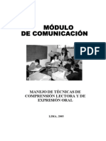 Modulo de Comprensión Lectora 2005