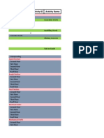 Boq Ref Div Activity ID Activity Name: Substructure