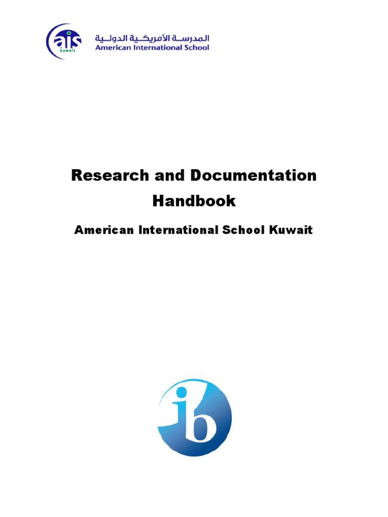 AIS Research and Documentation Handbook | PDF | Citation | Written ...