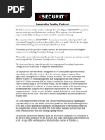 Penetration Testing Agreement Template | PDF | Vulnerability (Computing ...