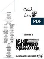 2009 Civil Law Volume 1 Reviewer