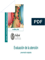 evaluació atenció