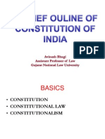 A Brief Outline of Consitution of India