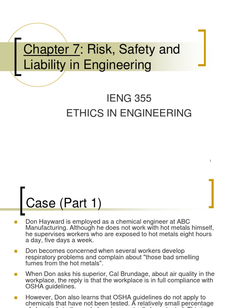 Engineering Liability and Safety Risks | PDF | Cost–Benefit Analysis | Risk