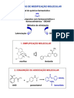 Estratégias de Modificação Molecular para Otimização de Fármacos
