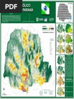 Mapa Do Potencial Eolico Do Estado Do Parana