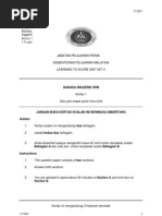 Kertas Sebenar SPM 2016 Bahasa Inggeris 1119/1 | PDF | Communication ...