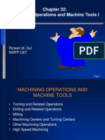 Chapter 22-Machining Operations I