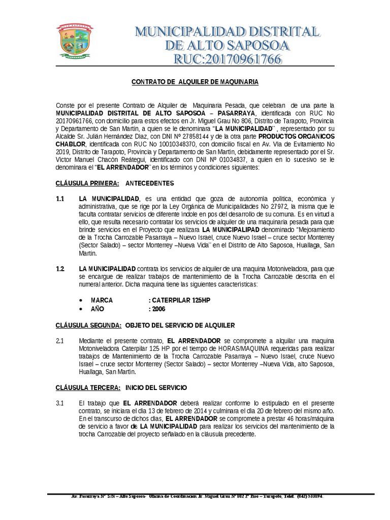 Contrato de colaboracion empresarial