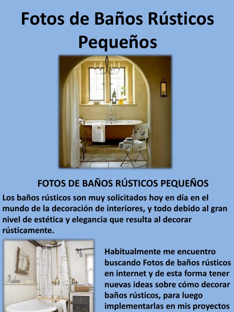 16 Ideas Para Decorar Banos Rusticos En 2018