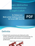 Patologia obstructiva bronhopulmonara