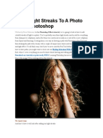 Add Light Streaks to a Photo With Photoshop