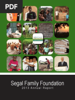 Download 2013 Segal Family Foundation Annual Report  by Segal Family Foundation SN219641652 doc pdf