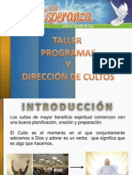 Programas y Dirección de Culto