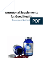 Nutritional Supplements For Good Health: Encompass Nutrients