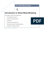 Introduction To Sheet Metal Modeling