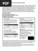Electronic Engine Control Systems Reduce Emissions in Diesels