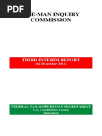 Special Investigative Report by the Federal Tax Ombudsman of Pakistan