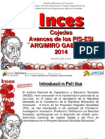 Avances Pis-esi 2014 Arsenia