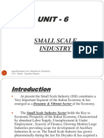 Unit 6 Small Scale Industries