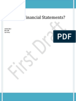 what are financial statements