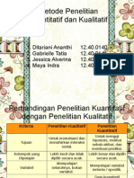 Perbandingan Kuantitatif Dan Kualitatif