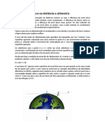 Efeito Da Curvatura Na Distância e Altimetria