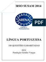 Apostila Portugues - Susam - 100 Questoes Gabaritadas