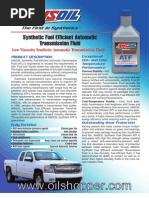 Download Fuel efficient transmission fluid forsale at wwwoilshoppercom by Bruce Wappman SN21968219 doc pdf