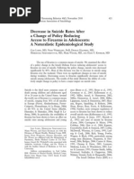 Download Decrease in Suicide Rates After a Change of Policy by Tony Liu SN219706250 doc pdf