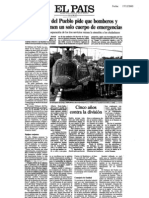 El País 17-12-05 El Defensor del Pueblo pide que bomberos y médicos formen un solo cuerpo de emergencias